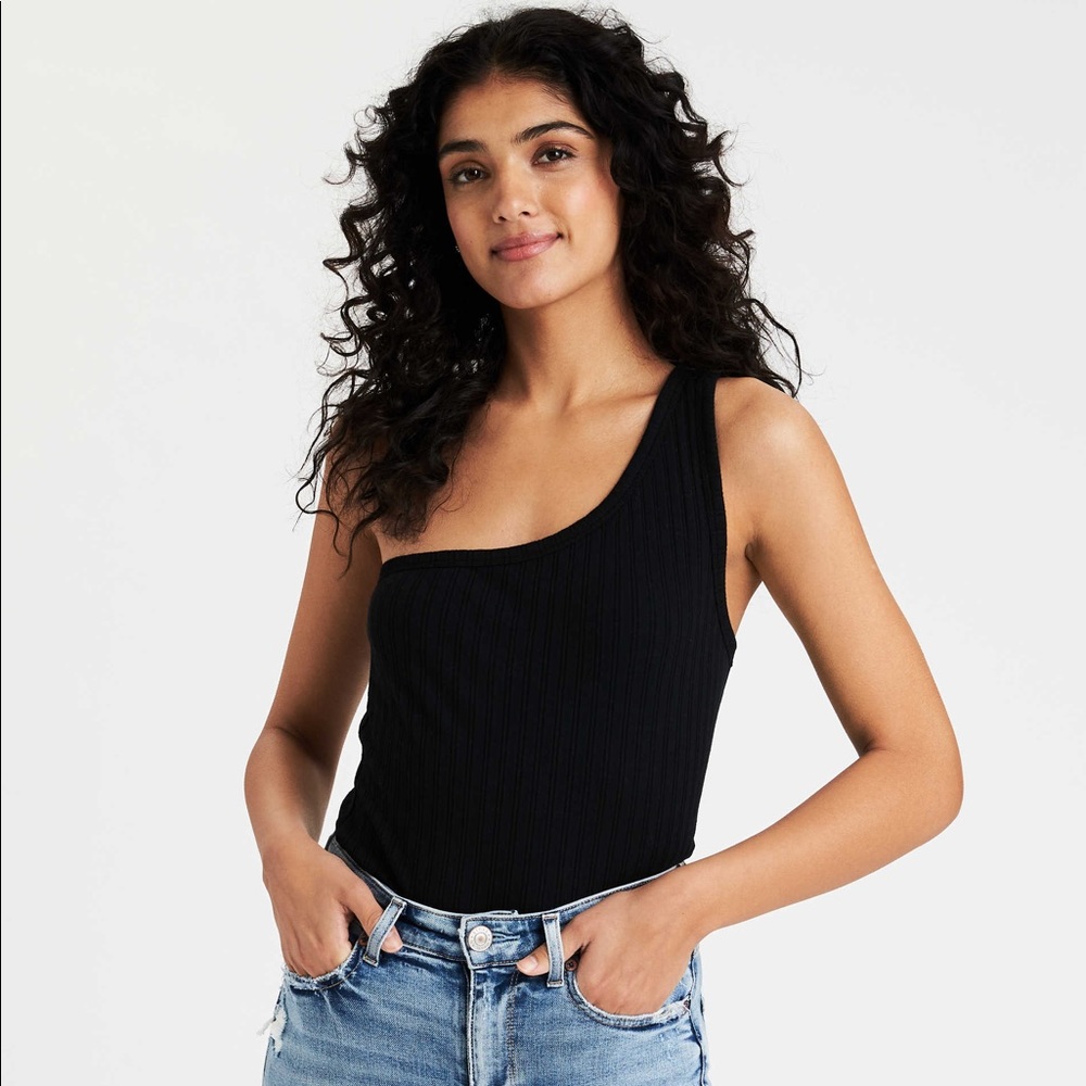 American Eagle One Shoulder Tank Top
